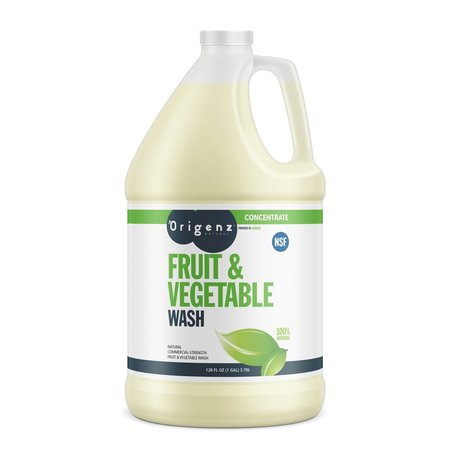 ORIGENZ NATURAL Fruit & Vegetable Wash Concentrate; 4x1 Gal., 4PK FPR75-SS-04X1-E401